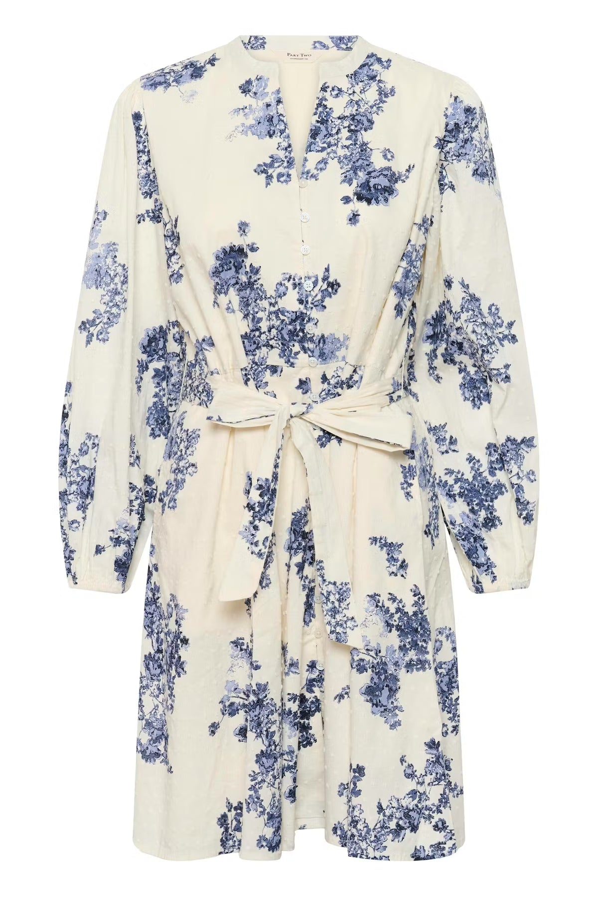 Avirapw Dr - Blue Shadow Flower Print