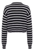 DebbieGZ Short Cardigan - Black/White Striped