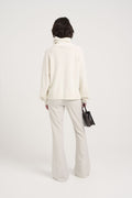 Manzigz Short Pullover - White Onyx
