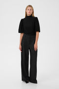 Gzrifa Button Balloon Top - Svart