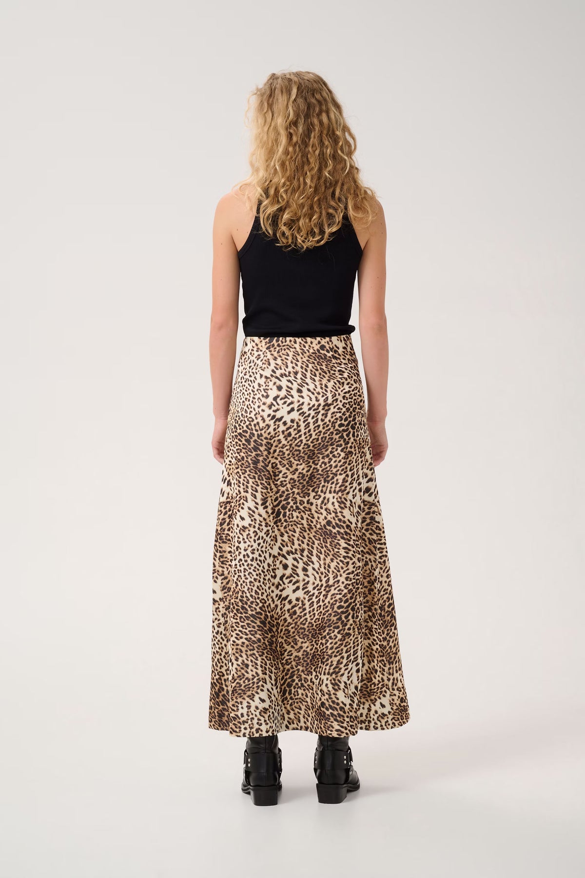GZleelo P HW Kjol - Light Leopard