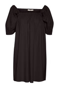 ElarahGZ Linen Short Dress  - Black