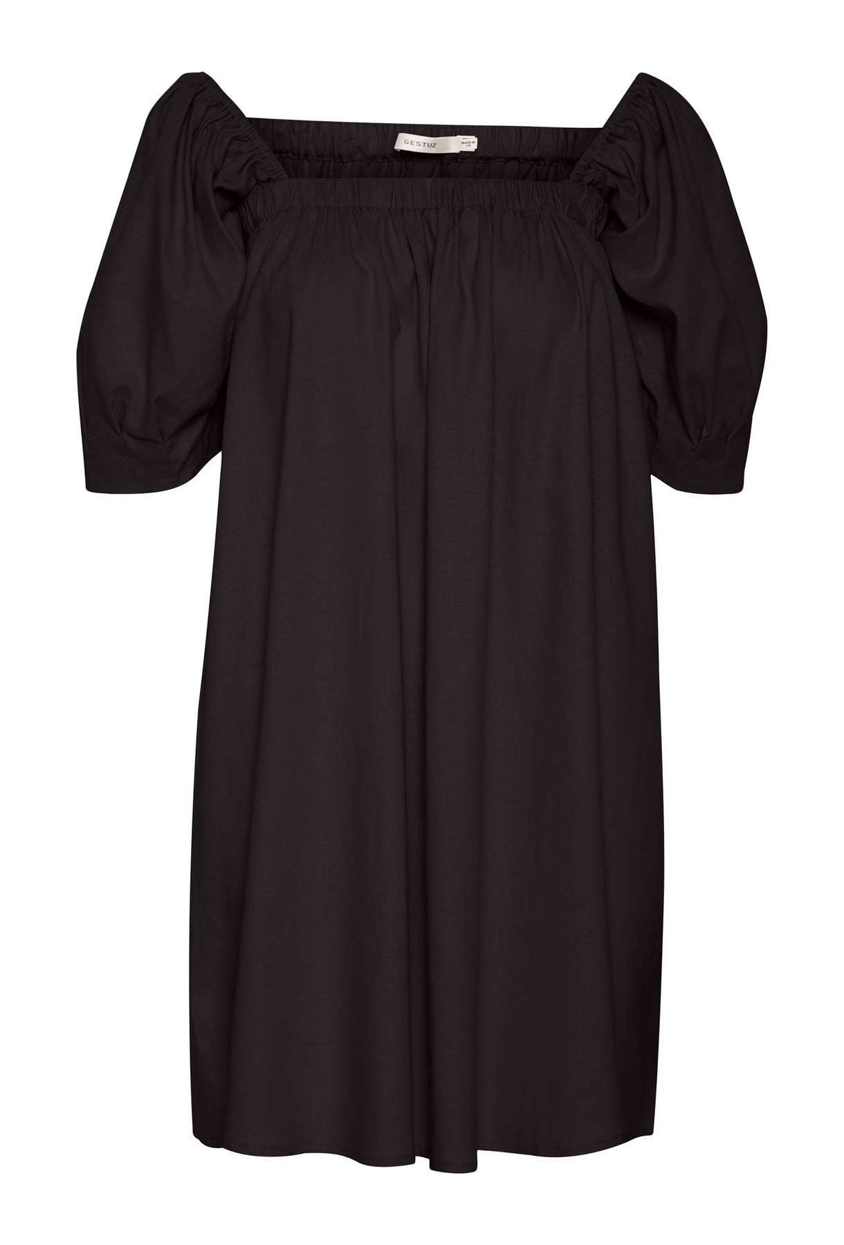 ElarahGZ Linen Short Dress  - Black