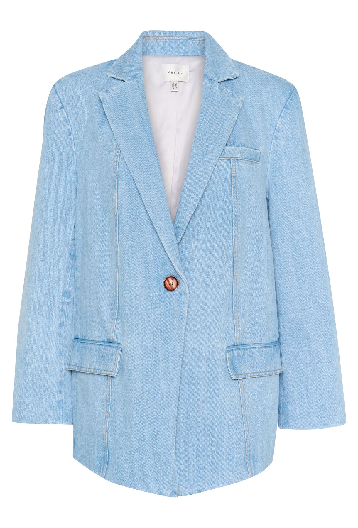 VellaGZ Oz Blazer - Light Blue Washed
