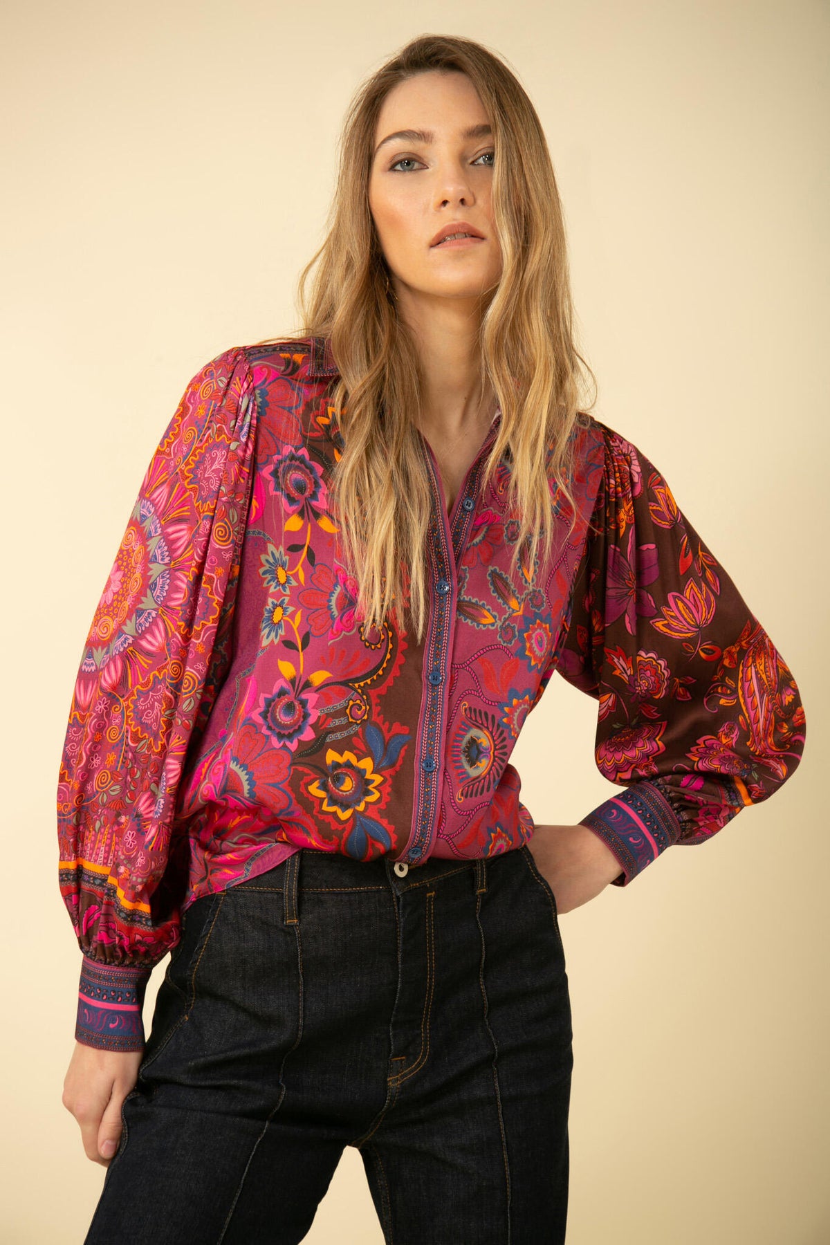 Lucy Blouse - Rasberry