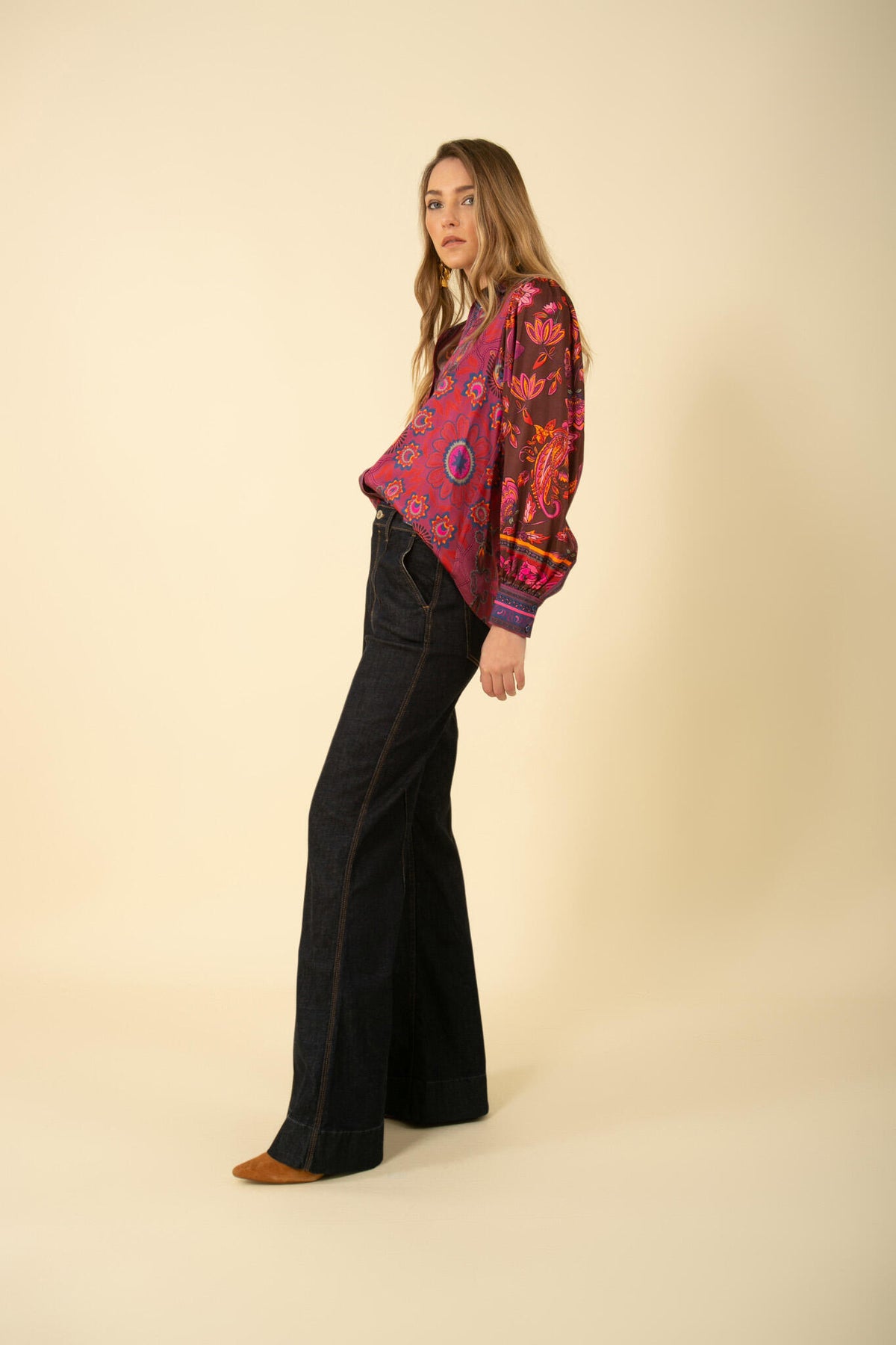 Lucy Blouse - Rasberry