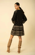 Audrey Dress W Embrodery - Black