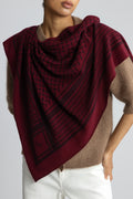 Triangle Trinity M Cashmere - Bordeaux