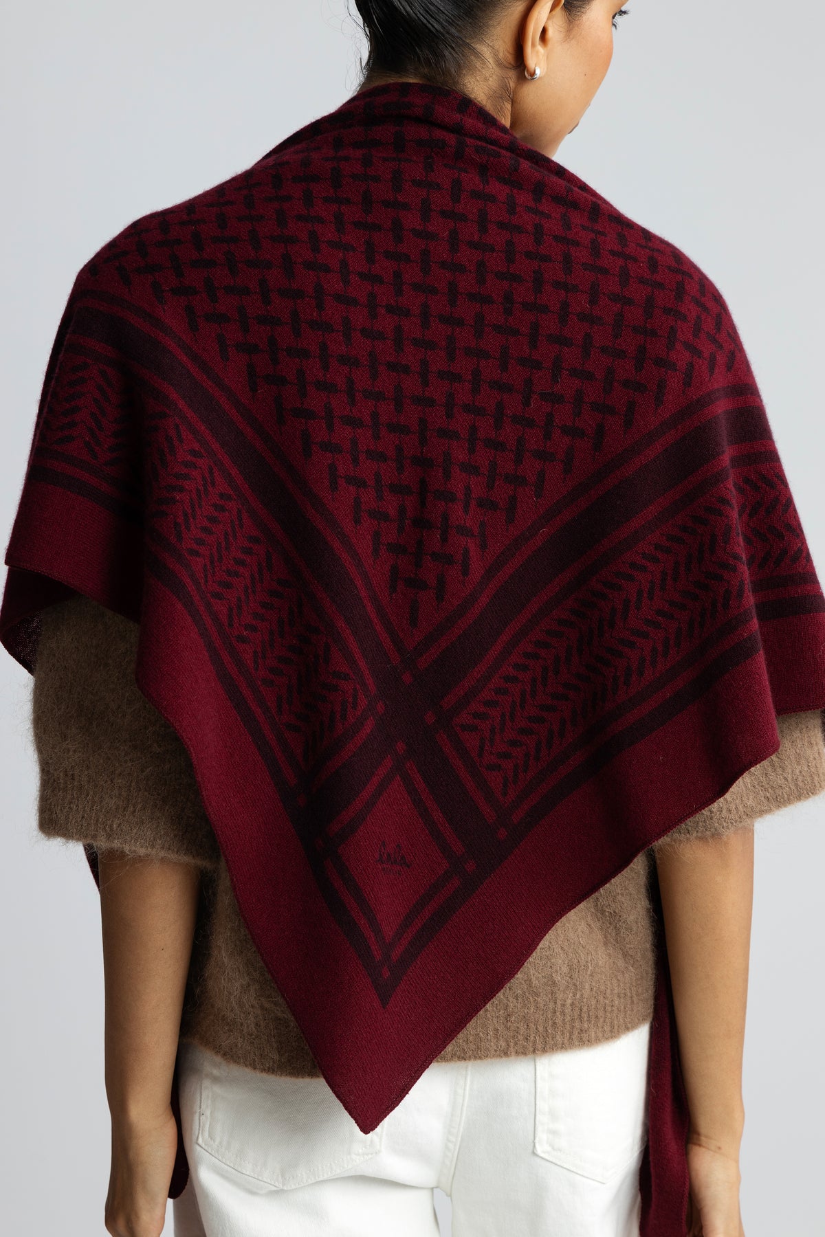 Triangle Trinity M Cashmere - Bordeaux