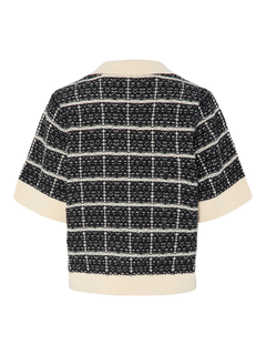 Yaslivia Ss Knit Cardigan - Black