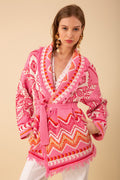 Kennedy Knit Cotton Jacket - Pink