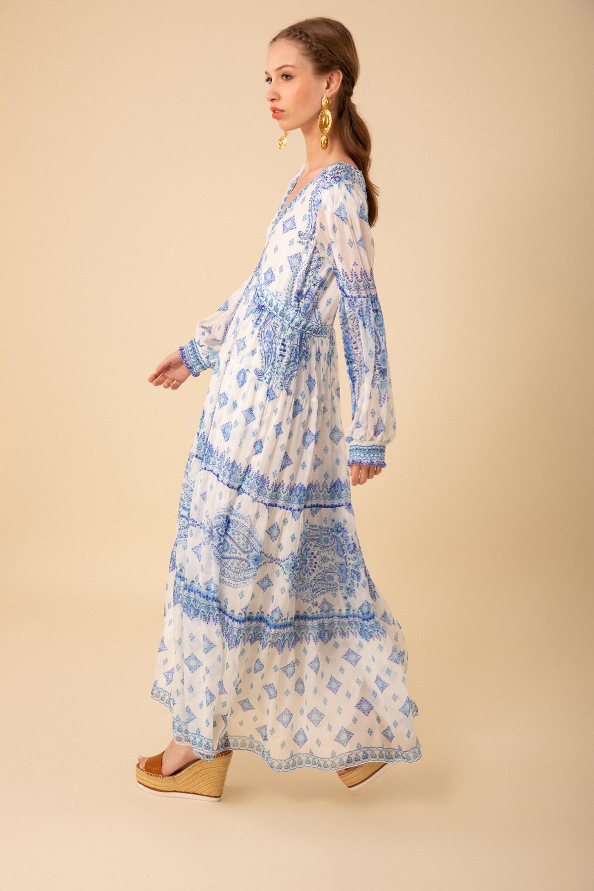 Alaia Maxi Dress - Blue