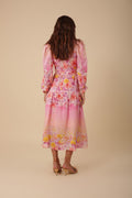 Valerie Linen Dress - Pink