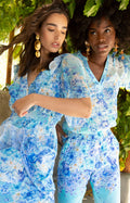 Freya Dress W Tiered Dress - Blue