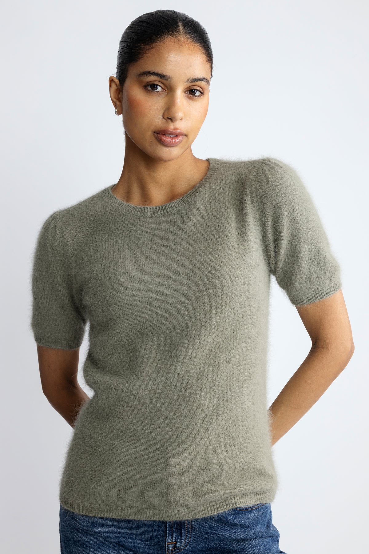 Sarah Pullover - Olivgrön