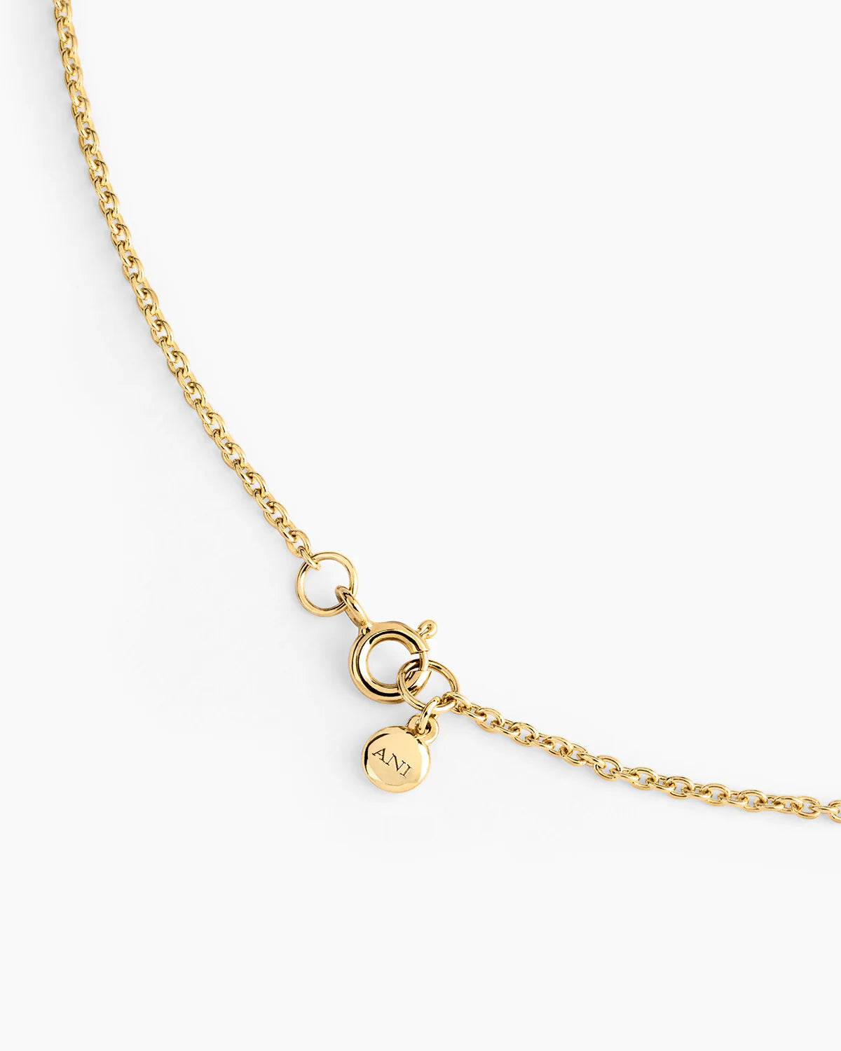 Emerald Chain Necklace - Guld