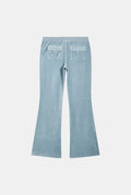 Heritage Palm Tree Crest Caisa Trackpant - Dusk Blue