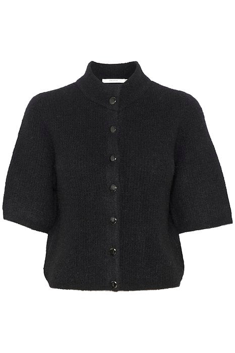 AlphaGZ SS Short Cardigan - Svart