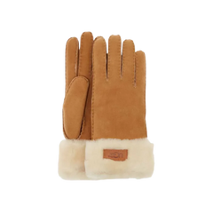 W Turn Cuff Glove - Chestnut