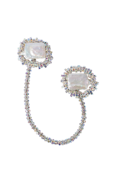 Silencio Chained Brooch - Silver