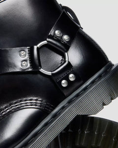 1460 Harness 8 Eye Boot - Black