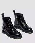 1460 Harness 8 Eye Boot - Svart