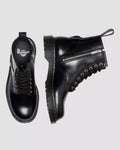 1460 Harness 8 Eye Boot - Svart