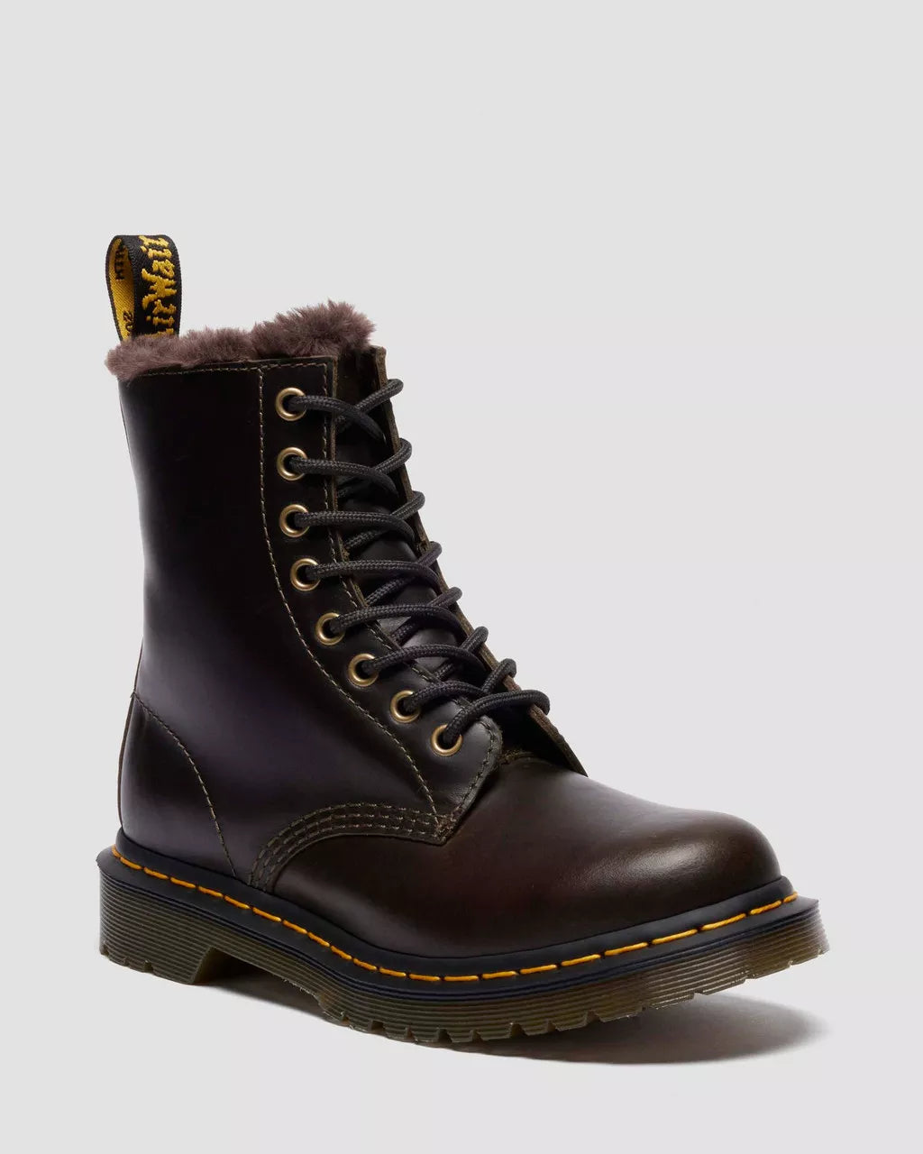 1460 Serena 8 Eye Boot - Dark Taupe