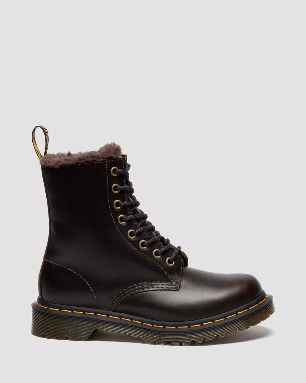 1460 Serena 8 Eye Boot - Dark Taupe