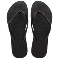 H. Slim Glitter II - Black/Black