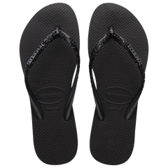 H. Slim Glitter II - Black/Black