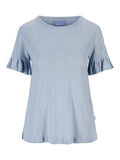 Lara Linen Tee - Kentucky Blue