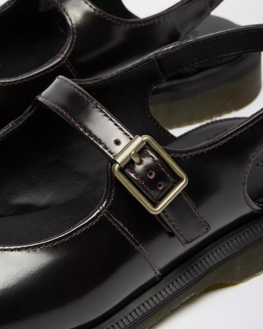 Dr. Martens Madaline Mary Jane Slingback - Cherry Red Arcadia