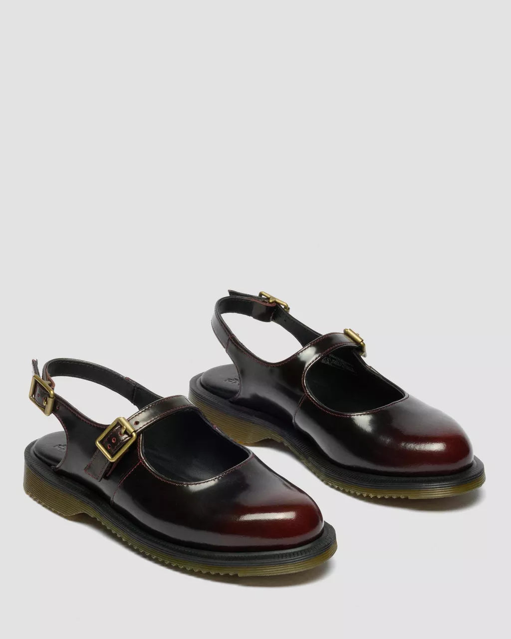 Dr. Martens Madaline Mary Jane Slingback - Cherry Red Arcadia