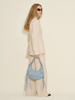 Cocoon Denim Small Bag - Light Blue Mix