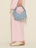 Cocoon Denim Micro Bag - Light Blue Mix