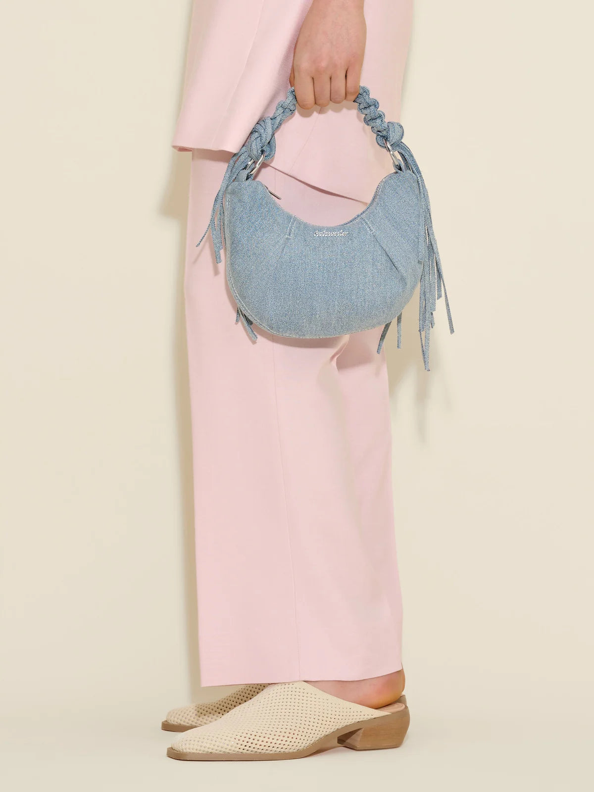 Cocoon Denim Micro Bag - Light Blue Mix
