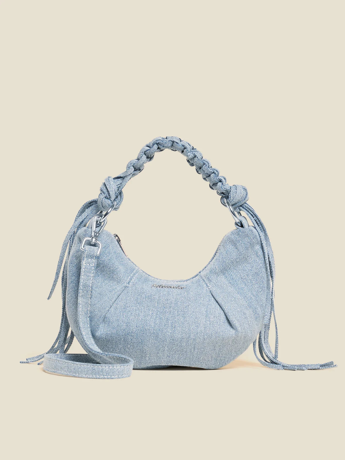 Cocoon Denim Micro Bag - Light Blue Mix