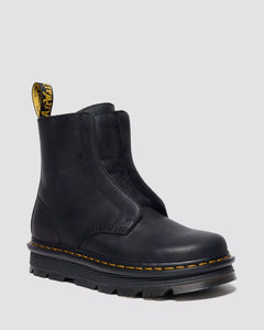 Zebzag Lace Less Laceless Boot - Black Wyoming