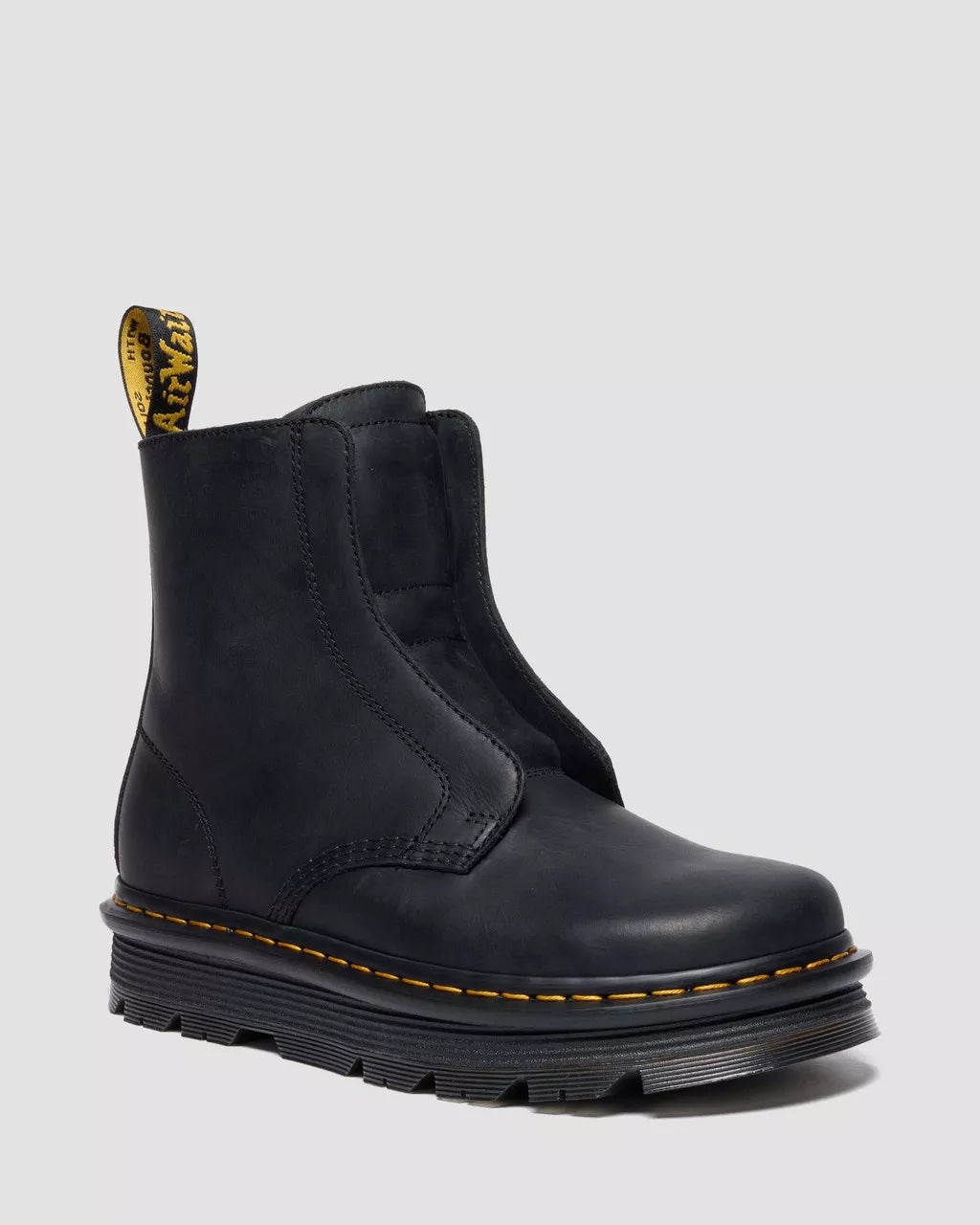 Dr.Martens Zebzag Lace Less Laceless Boot - Svart Wyoming