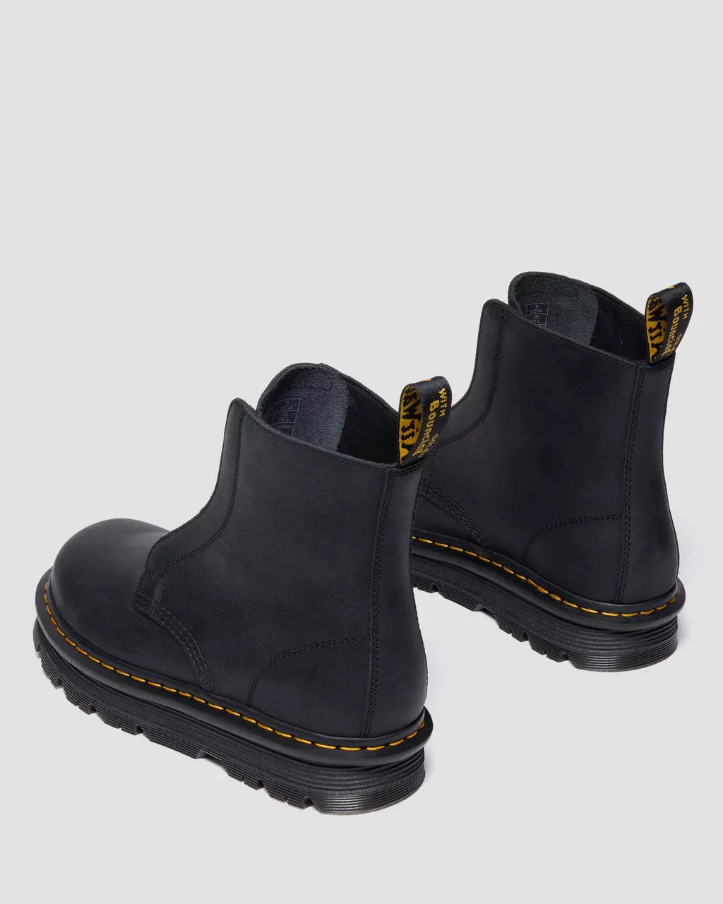 Dr.Martens Zebzag Lace Less Laceless Boot - Svart Wyoming