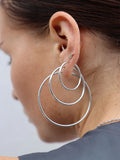 Senorita Hoop 25 - Silver