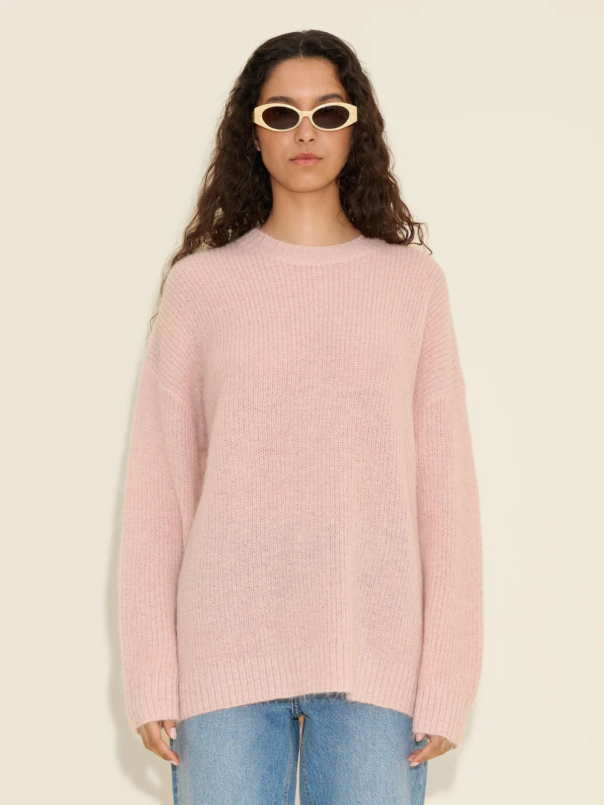 Sande Knit Sweater - Lt. Pink