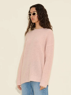 Sande Knit Sweater - Lt. Pink