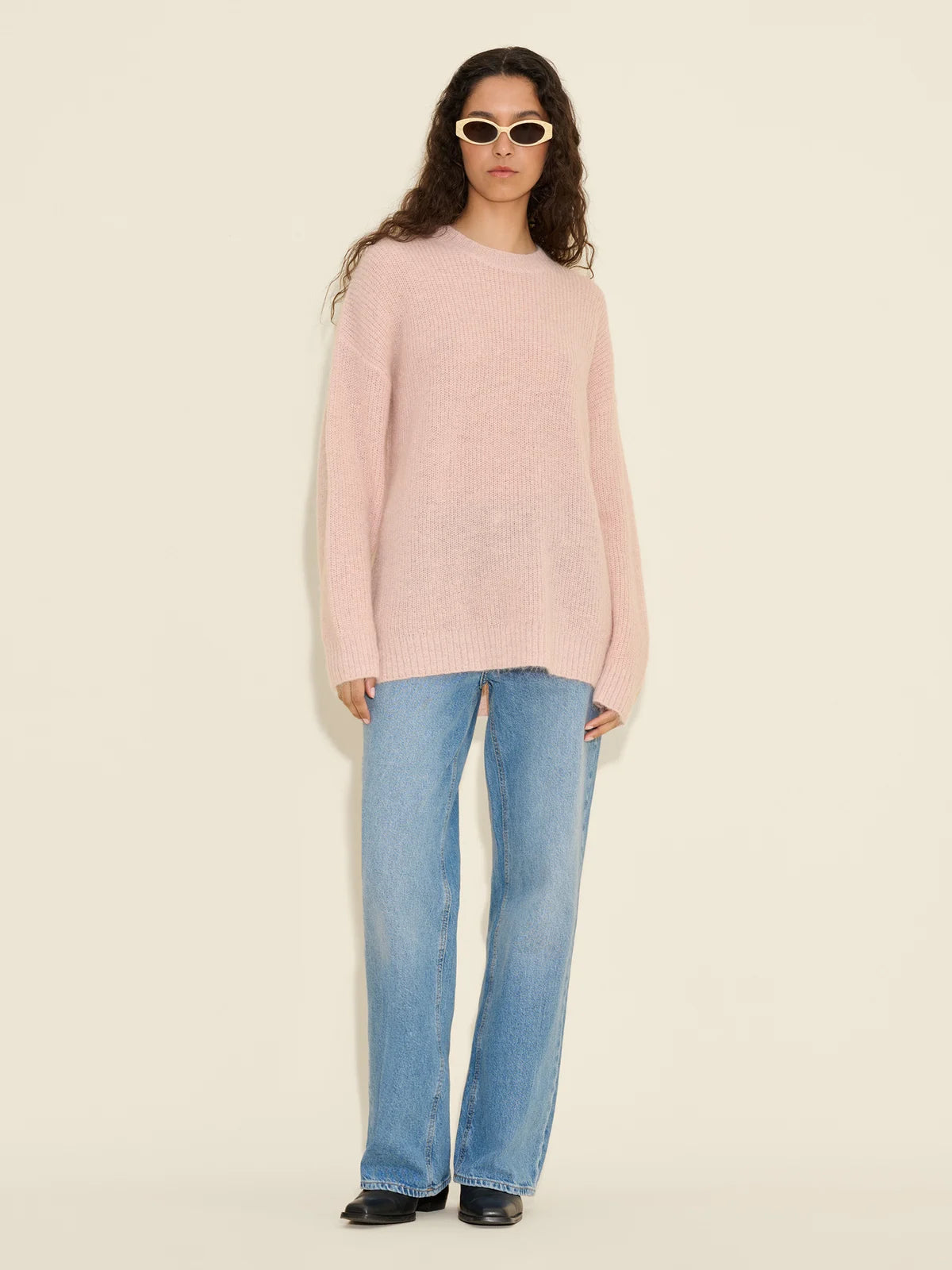 Sande Knit Sweater - Lt. Pink
