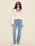 Serena Knit Sweater - White