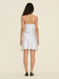 Eila Short Dress - Lt. Blue Mix