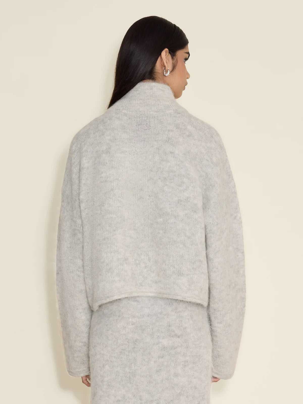 Tine Light Cardigan - Light Grey