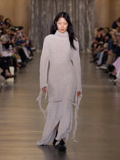 Echo Knit Dress - Ecru Mix