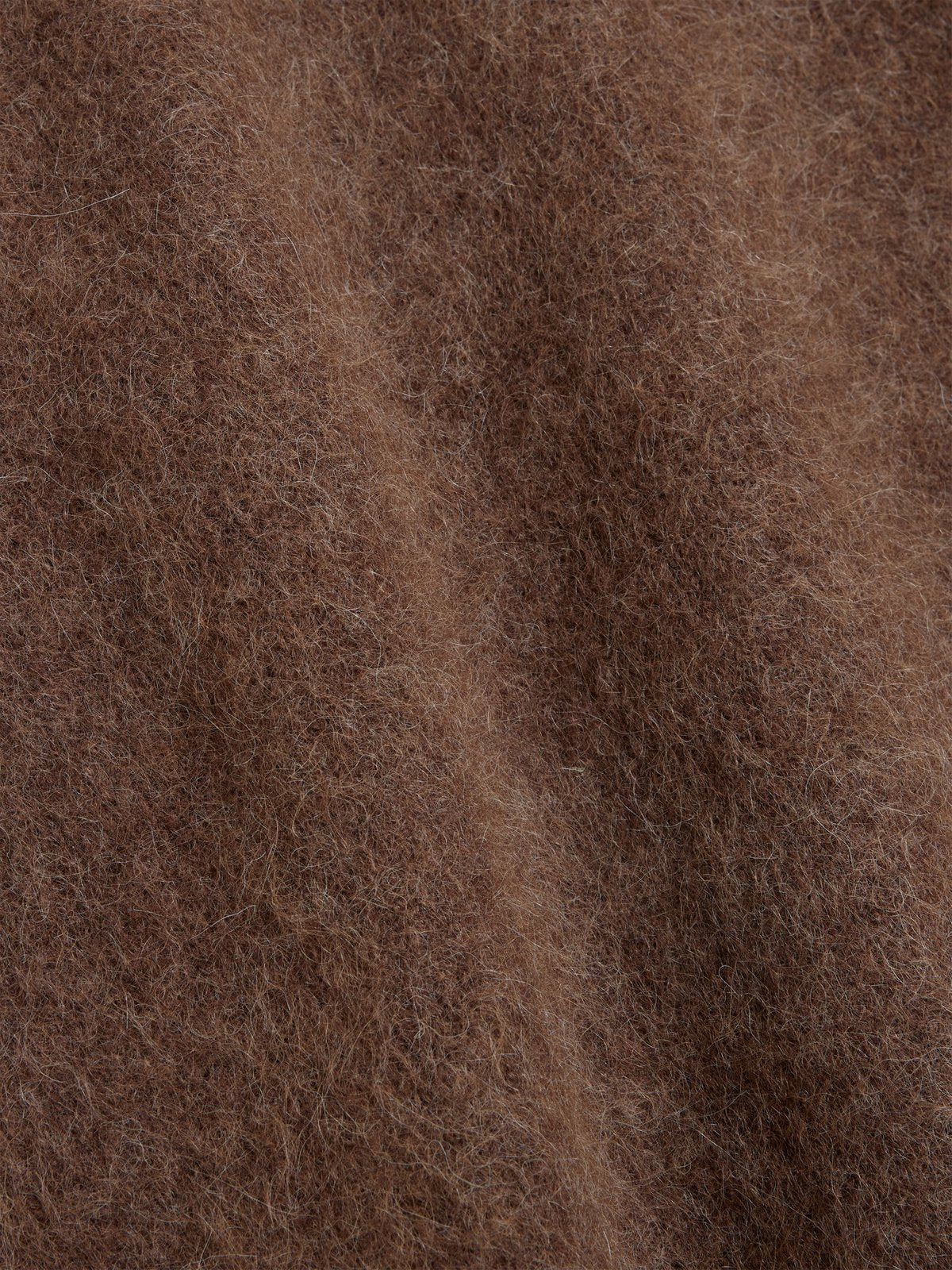 Fure Fluffy Skirt - Dark Brown